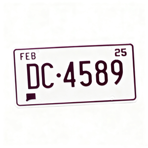 Placa de Matrícula de Coche con Diseño de Logotipo en Relieve, Nueva Placa de Matrícula de Metal de Aluminio con Número de Licencia - Product Image 3