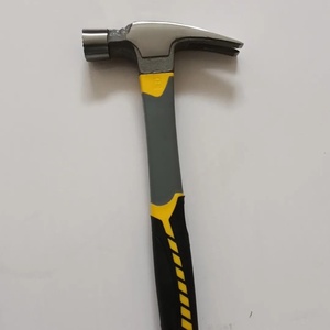 Martillo de carpintero nuevo con mango de plástico amortiguador, martillo angular de acero especial con garra, martillo de carpintero antideslizante y amortiguador - Product Image 1