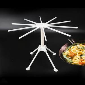Pieghevole 10 bracci di plastica stendino per Pasta ripiegabile per Spaghetti freschi stendino per tagliatelle per cucina attrezzi per Pasta fatti <span class=keywords><strong>in</strong></span> <span class=keywords><strong>casa</strong></span> - Product Image 3