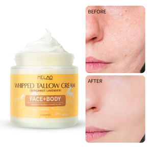 Crème naturelle hydratante biologique apaisante pour peau sèche, baume pour le <span class=keywords><strong>visage</strong></span>, crème de suif pour soins de la peau - Product Image 2