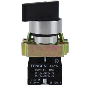 Interrupteur rotatif Tengen LAY5 à 3 positions, autobloquant, 21NO 25NC, protection IP33, pour usage industriel - Product Image 4