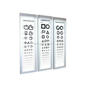 Boîte à lumière optique bas prix led tableau oculaire VC-010 tableau de Test d'acuité visuelle 5 mètres de <span class=keywords><strong>distance</strong></span> pour enfant - Product Image 1