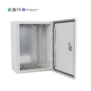 ตู้ควบคุมไฟฟ้าสแตนเลสเหล็กสีเงินยี่ห้อ Saipwell พร้อมสวิตช์และแหล่งจ่ายไฟ - Product Image 2