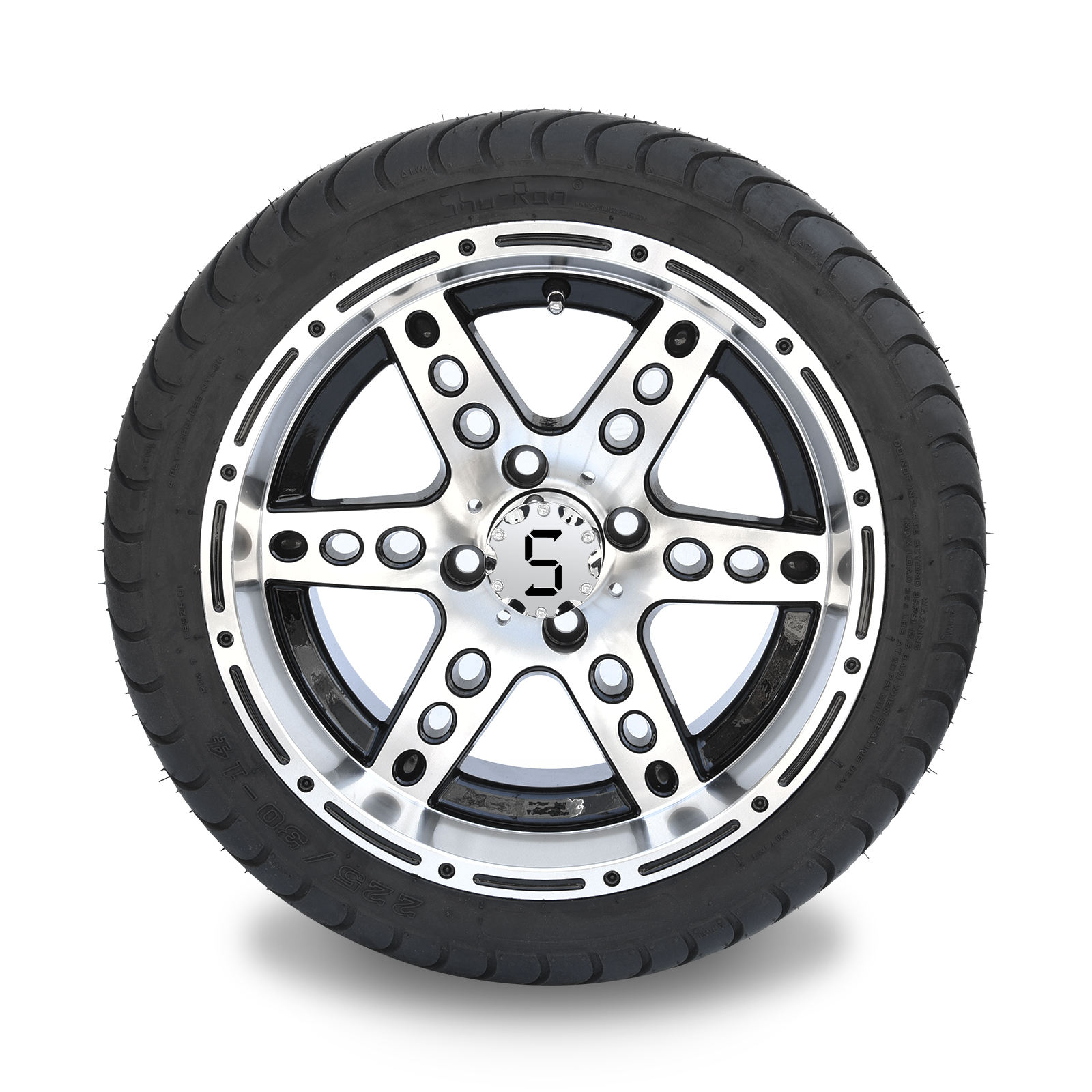 กลึง/สีดำเงา