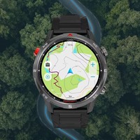 Montre connectée d'extérieur DT G10 avec GPS, navigation hors ligne, appels Bluetooth, boussole, assistant vocal IA, télécommande, suivi d'activité et écouteurs TWS
