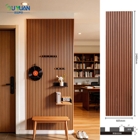 Panneaux acoustiques en MDF à lattes en bois de noyer rouge de luxe, absorption acoustique haute fréquence, salon moderne, bureau à domicile, réduction du bruit de 60%