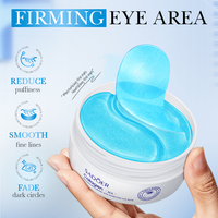 Masque pour les yeux hydratant et anti-rides au collagène osseux et à l'acide hyaluronique, marque privée OEM ODM SADOER