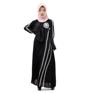 Nouvelle conception, vente en gros américaine, robe Abaya Kaftan, vêtements pour filles, quantité minimale de commande 2 pièces - Product Image 1