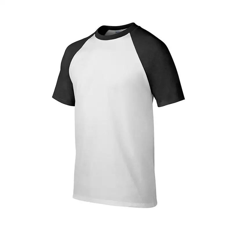 Venta al por mayor 180 GSM camiseta 100% algodón camisetas lisas negro camisetas para hombres