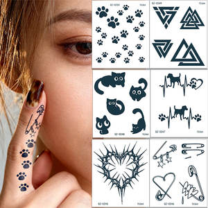 Großhandel Wasserfeste Hautfreundliche Langanhaltende 15-Tage Mini-Größe Realistische Temporäre Saft-Tinte Körper-Aufkleber Tattoo Semi-Permanent - Product Image 2