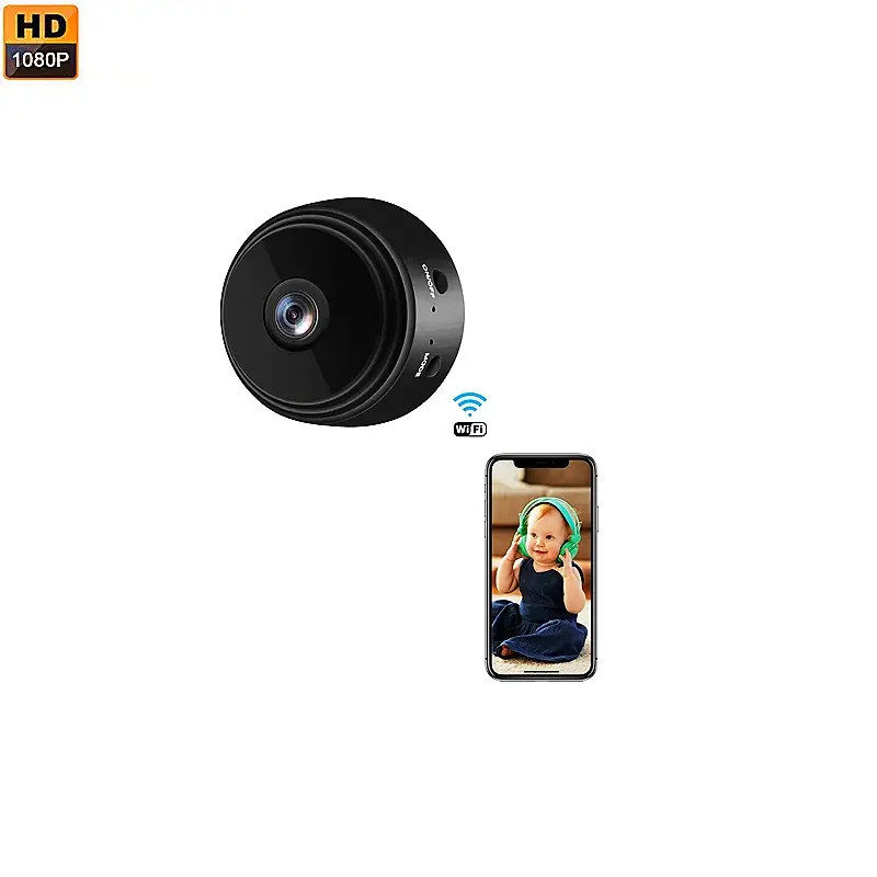 Mini A9 V380 wifi Camera Full HD Smart Home Minimum Camera Sound 1080P wirelessly connected mobile phone mini camera