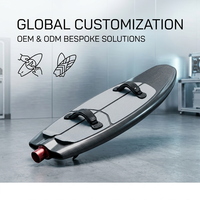 Livraison rapide, planche de surf électrique, fibre de carbone de qualité supérieure, scooter aquatique motorisé haute vitesse, CE MSDS, stock USA Europe