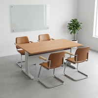 Table de bibliothèque en bois, mobilier de bibliothèque, mobilier de salle de classe scolaire