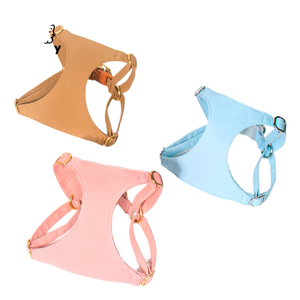 かわいいベストデザイン、軽量で通気性があり、小型犬に適した携帯用ペットハーネス - Product Image 2