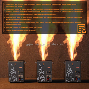Lanzallamas de un solo cabezal para interiores/exteriores DMX 512, chorros de fuego para DJ, conciertos de <span class=keywords><strong>circo</strong></span>, eventos, efecto de máquina de Metal - Product Image 3