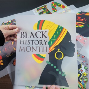 <span class=keywords><strong>De</strong></span> nombreux designs pour la fête du Black History Month, imprimante DTF, transfert thermique, style Hot Peel, transfert DTF pour vêtements - Product Image 3