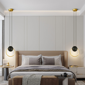 Classic Creative <strong>Copper</strong> Hanging <strong>Lights</strong> LED 3 Colors for Home Decor Living Room Bedroom Modern Brass Pendant Lamp - Product Image 3