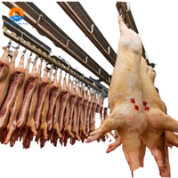 Systèmes de rail de convoyage de carcasses de porcs et de moutons ISO, rails de suspension de viande, équipement de petite abattée pour porcs pour abattoirs