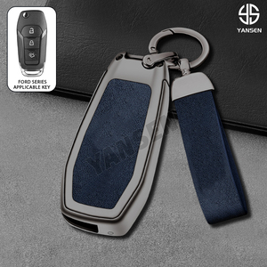Per Ford Figo 2017 Mondeo 5 Ecosport <span class=keywords><strong>Puma</strong></span> 2020 Fiesta Mk8 Everest Ranger 3 pulsante TPU custodia chiave per auto a distanza custodia portachiavi - Product Image 3