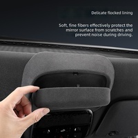 Boîte de rangement pour lunettes de soleil de voiture pour Lynk & Co 07/08, porte-lunettes avant en cuir doublé de fourrure - Accessoires intérieurs de voiture