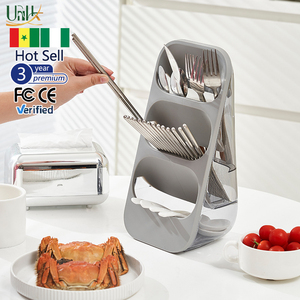 Đa chức năng dao kéo Dao Chủ dao kéo cống lưu trữ Hộp MUỖNG NĨA Giá nước xô giỏ lưu trữ nhà bếp giá - Product Image 3