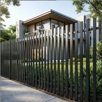 Panneaux muraux en aluminium robustes pour la protection de la vie privée |   Conception de persiennes horizontales |   Revêtement en poudre écologique |   Clôture sans entretien