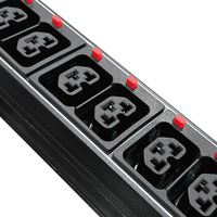 Unidad de Distribución de Energía (PDU) Trifásica de 30A y 415V, 36 Tomas C39, Salida Combinada C13 C19, para Rack de Servidores, Más Vendida