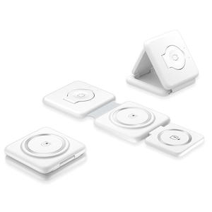 2024 뜨거운 판매 3-in-1 15W 접이식 마그네틱 무선 충전기 이어폰 스마트 워치 10W 출력 전원 아이폰 - Product Image 1