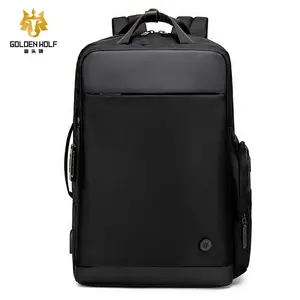नई कस्टम बड़ी क्षमता लैपटॉप बैग, ताला यूएसबी चार्ज के साथ छात्र स्कूल बैग यात्रा बैग अन्य बैग mochila