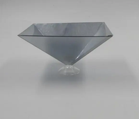 Cadeaux créatifs, support de pyramide d'affichage holographique 3D, projecteur pour tablette et téléphone