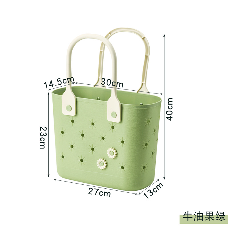 Round-hole avocado green