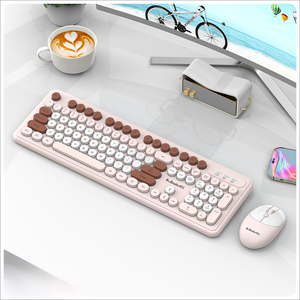 Wireless 2.4G Keyboard and Mouse Set, Silent, High Appearance, for Women, Office Business Typing - Product Image 2