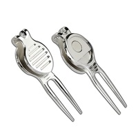 Outils de réparation de divots de golf en laiton antique anti-ternissement avec marqueur de balle personnalisé – Meilleur fournisseur de marqueurs de balle de golf – Outil avec logo personnalisé