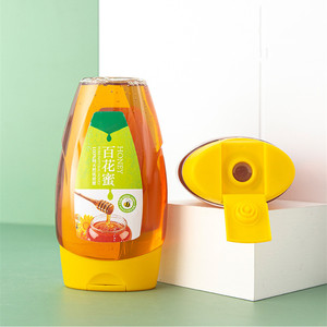 Bán Chạy Nhất Hình Dạng Tùy Chỉnh Mật Ong Jar PET Nhựa Bóp Mật Ong Chai 500 Gam Mật Ong Chai Bao Bì Nhựa - Product Image 3
