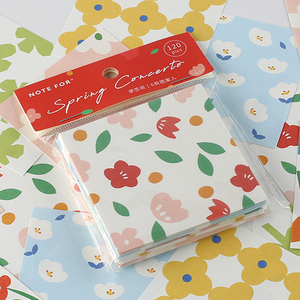 8 styles, 120 feuilles/carnet, bloc-notes autocollant 3*3, mignon et kawaii, carnet décoratif, facile à transporter - Product Image 4