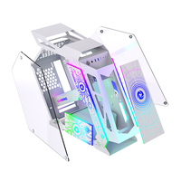 Boîtier d'ordinateur de jeu RGB Lovingcool à prix d'usine, économique, pour PC de bureau, Micro ATX ITX Mid Tower
