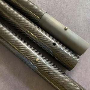 Cabrestante de mano de elevación telescópica <span class=keywords><strong>Dragonhawk</strong></span> Mast Fold Pro P30 Postes de repuesto de 8 pies para 12 trampolines - Product Image 1