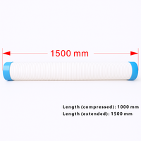 Tuyau d'échappement flexible thermique de haute qualité, tuyau flexible de climatisation 120 mm, tuyau d'échappement d'air flexible pour le refroidissement