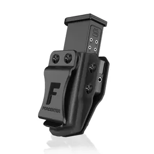 Mag Carrier IWB/OWB Kydex Einzel magazin beutel holster mit Gürtel clip für 9mm .40 Double Stack Mag