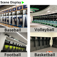 Atleta Use Locker con Software Beach Locker Gabinetes para jugador de equipo de baloncesto