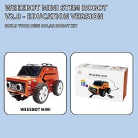 WeeeBot-Mini Kit de Hardware de Vapor Escolar, Kit Educativo de Robot Programable para Rascar para Niños, Kits de Robótica DIY para Aprendizaje