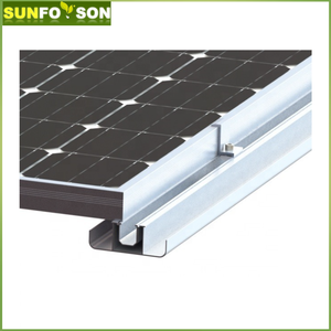 Système de montage <span class=keywords><strong>solaire</strong></span> SunRack SFS-BIPV pour <span class=keywords><strong>terrasse</strong></span> de <span class=keywords><strong>toit</strong></span>, rails en aluminium BIPV, panneaux solaires étanches, cadre anodisé résistant au vent - Product Image 4