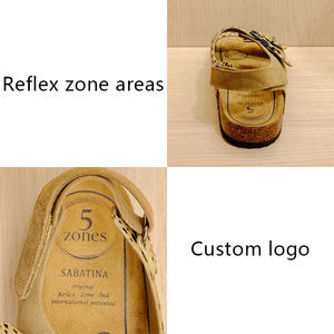 Mules en cuir de vachette et liège, tendance classique, écologiques, ergonomiques, pour femmes, à porter au quotidien, vente en gros d'usine en péninsule - Product Image 4