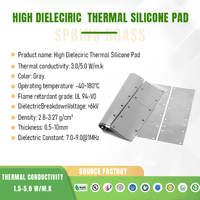 Material de Interfaz Térmica de Alta Conductividad Térmica, Almohadilla de Silicona para PCB, CPU, GPU, Módulos LED, Electrónica de Potencia