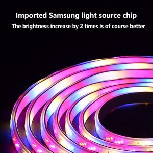 Striscia <span class=keywords><strong>LED</strong></span> ad Alta Tensione per Esterni, Luce al <span class=keywords><strong>Neon</strong></span> Flessibile Cambiacolore per Atmosfera Festiva - Product Image 2