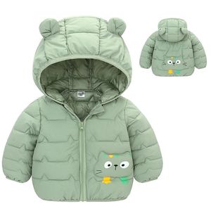 Vestes d'hiver chaudes pour garçons 2022, vestes à capuche à fermeture éclair pour bébés filles, mignonnes et tendance, manteaux et vestes pour enfants - Product Image 2