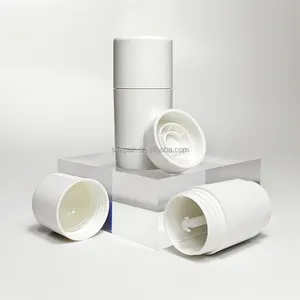 Contenitore aderente per deodorante in plastica riciclabile da 50ml con tappo a vite per cosmetici bottiglie di plastica 1.7oz-2.5oz