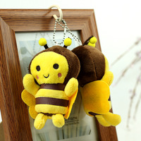 Peluches, poupées et jouets en peluche : Pendentif petite abeille douce pour machine à griffes