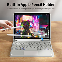 Kenke casing Tablet IPad 10.9 inci, sarung Tablet penyerap magnet kuat dengan tempat pensil