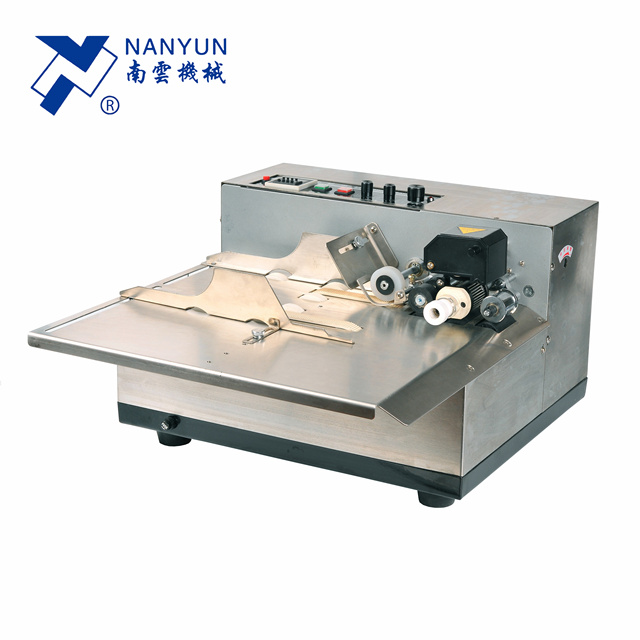 NanYun NY-810 Semi-auto Electric Coding Machine for Plastic Film Foil Bags Pouch MRP Batch Expiry Date Printing